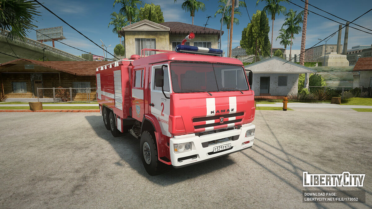 MTL Fire Truck for GTA San Andreas