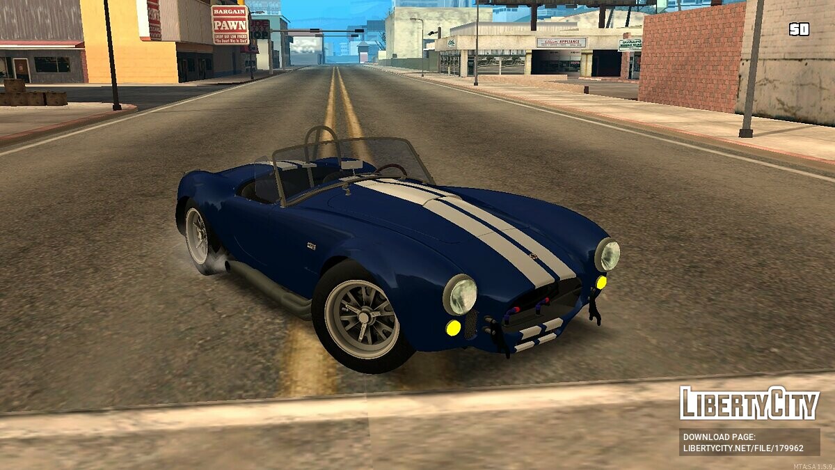 Скачать Shelby Cobra + CCD для GTA San Andreas