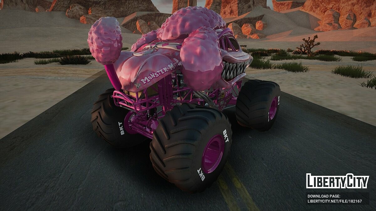 Скачать Monster Mutt Poodle From Monster Jam Steel Titans 2 для GTA San  Andreas