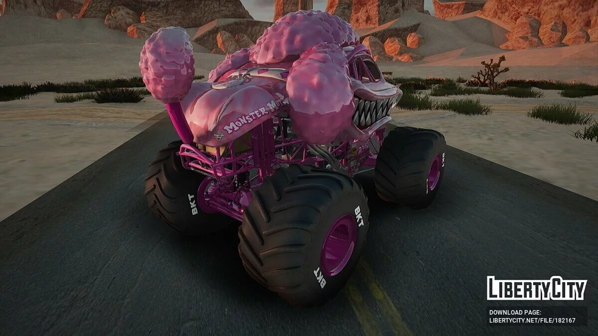 Monster Mutt Poodle From Monster Jam Steel Titans 2 / GTA San Andreas