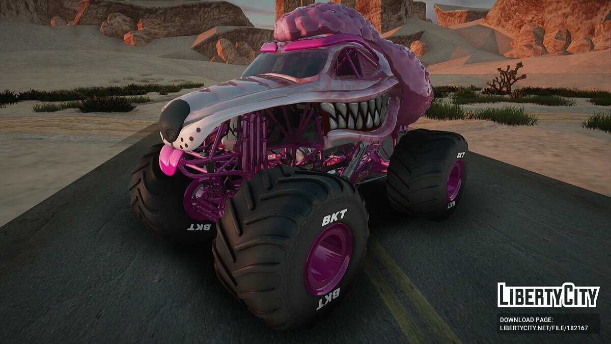 Скачать Monster Mutt Poodle From Monster Jam Steel Titans 2 для GTA San  Andreas