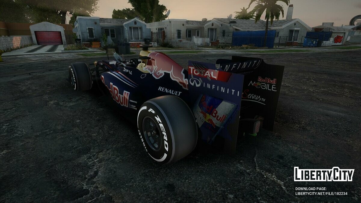 Скачать Red Bull RB7 F1 2011 для GTA San Andreas