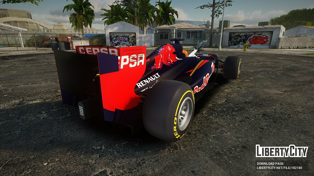 Скачать Toro Rosso STR9 F1 2014 для GTA San Andreas