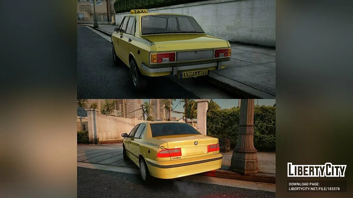 Iranian Taxi Pack / GTA San Andreas