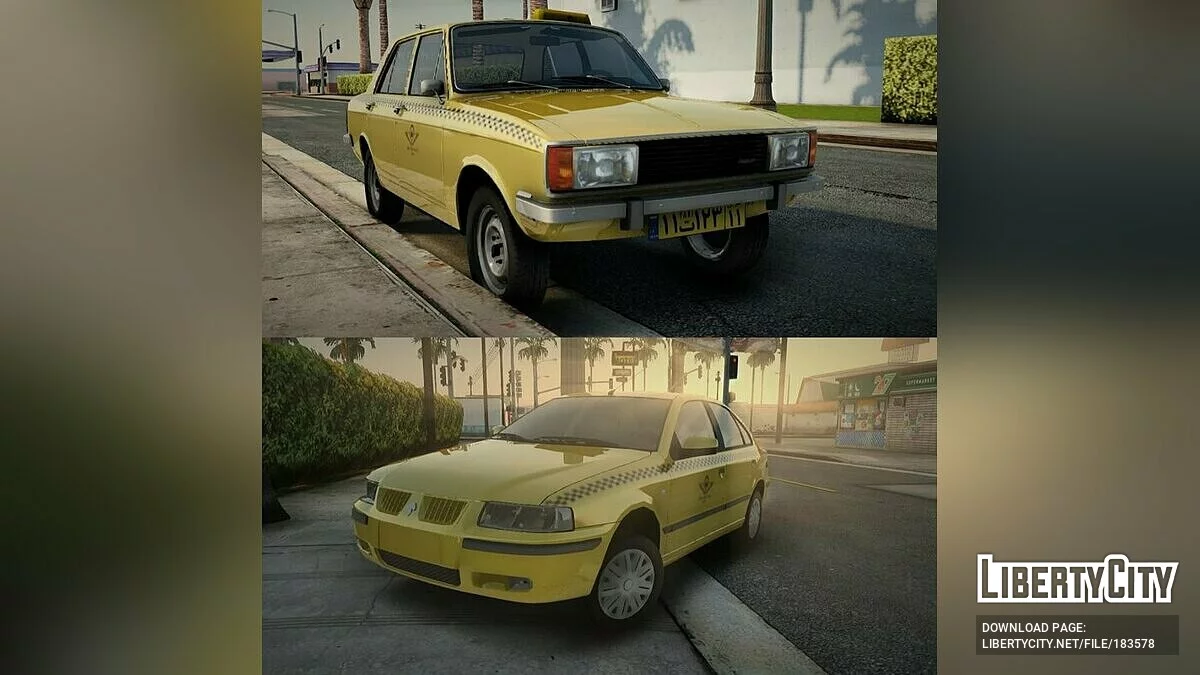 Iranian Taxi Pack / GTA San Andreas