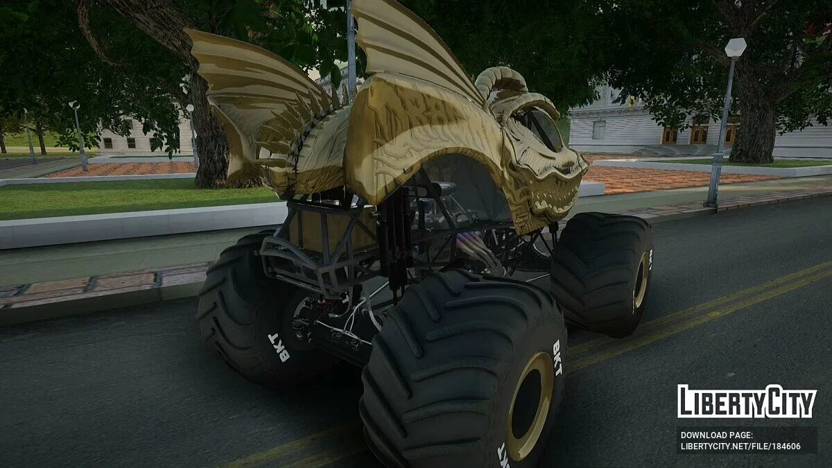 Dragon Gold из Monster Jam Steel Titans / GTA San Andreas