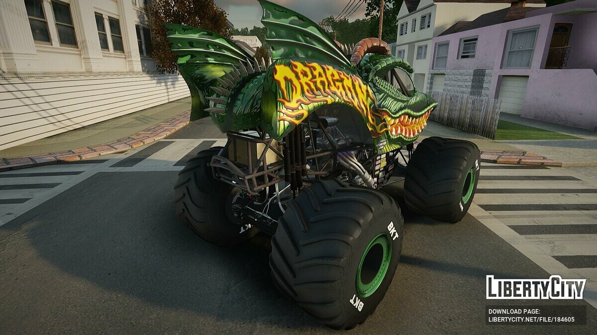 Замена машины Monster (monster.dff, monster.dff) в GTA San Andreas (167  файлов)