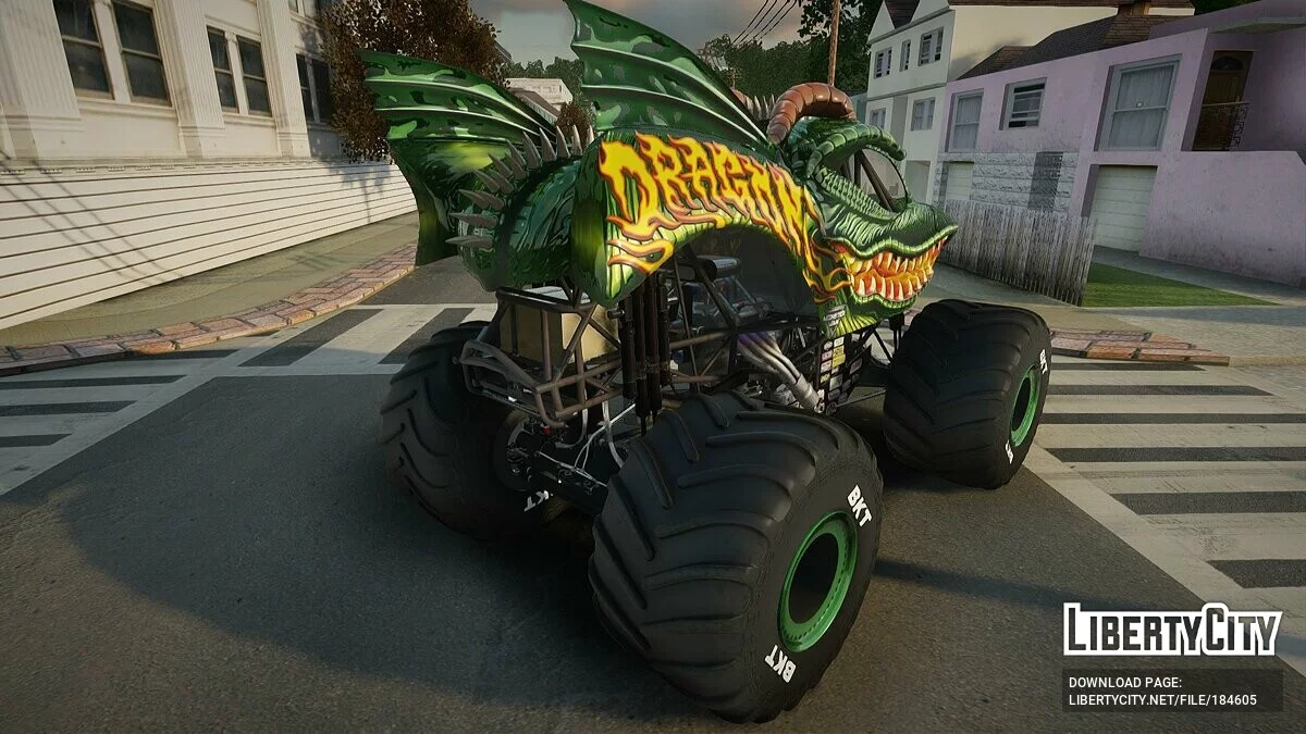 Dragon из Monster Jam Steel Titans / GTA San Andreas