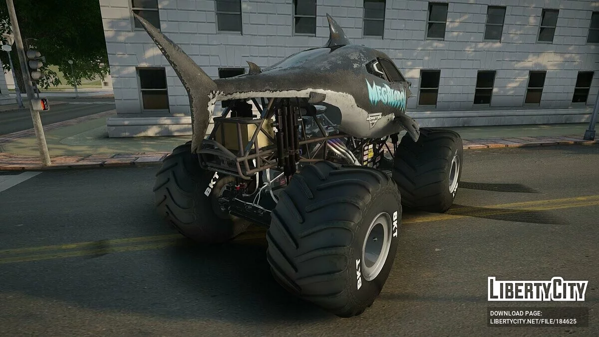 Megalodon Overcast из Monster Jam Steel Titans / GTA San Andreas