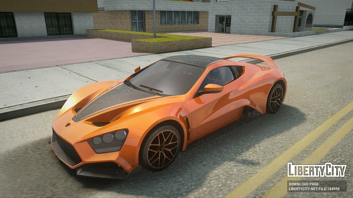 Zenvo st1 красный