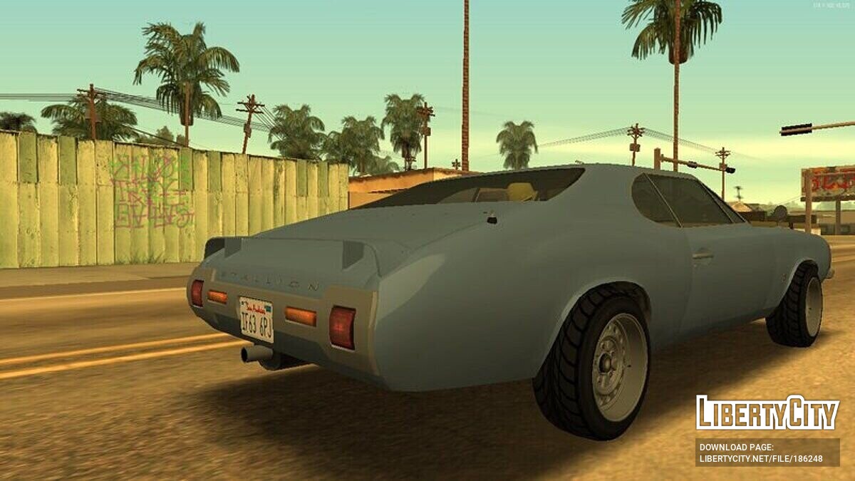 Classique Stallion GT для GTA San Andreas - Картинка #2