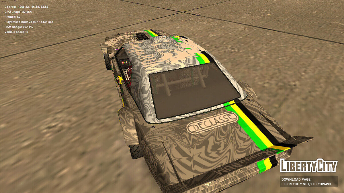 Скачать Tampa GT310 из Arizona RP для GTA San Andreas