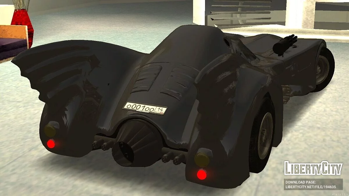 Бэтмобиль + CCD / GTA San Andreas