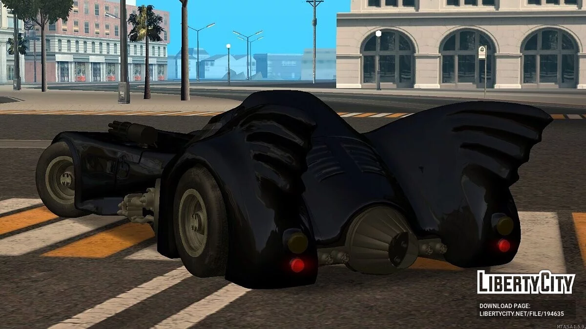 Бэтмобиль + CCD / GTA San Andreas
