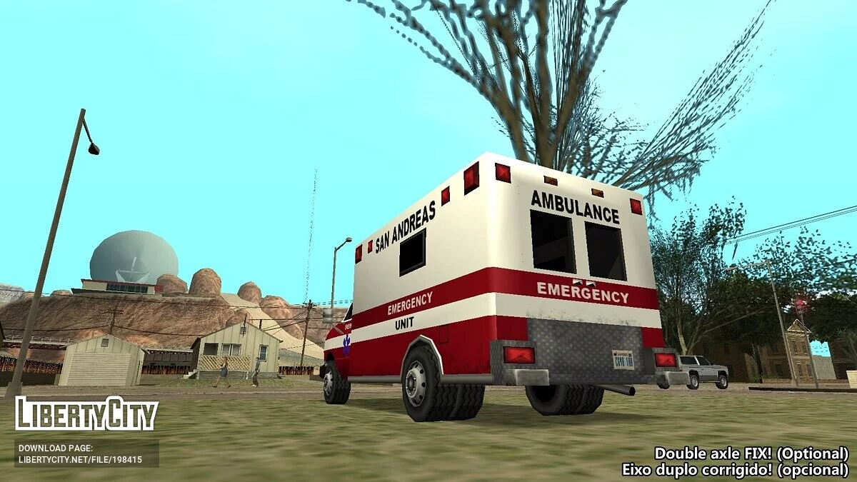 Фикс машины Скорой Помощи / GTA San Andreas