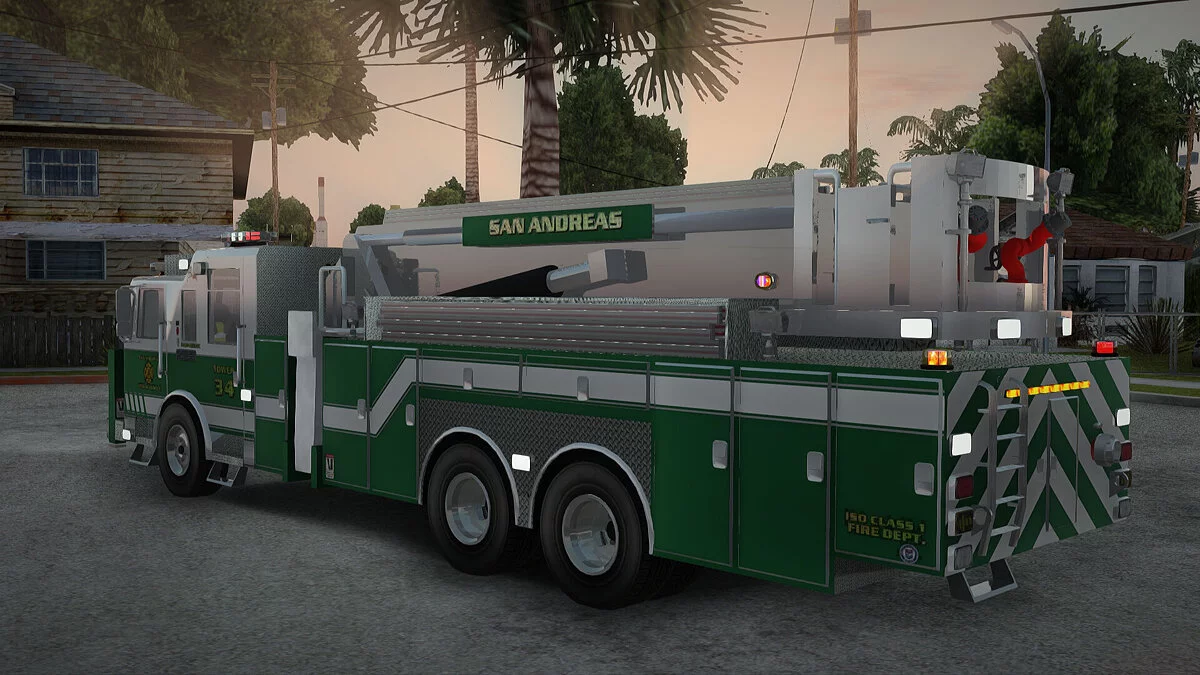 Pierce Arrow Midmount Aerialscope SAFR Tower 34 / GTA San Andreas
