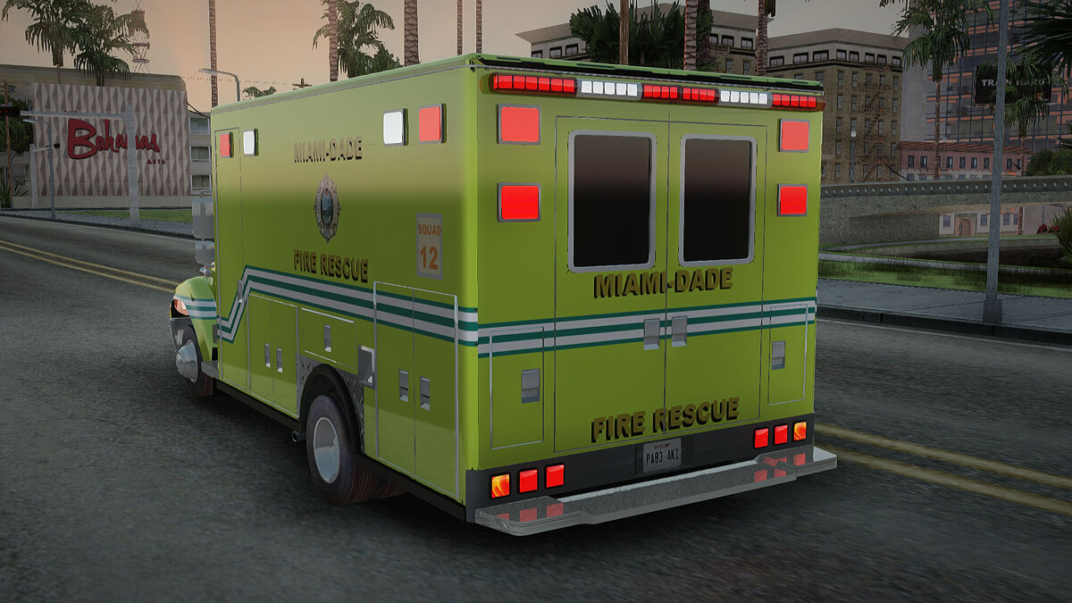 Скачать Pierce Commercial Miami Dade Fire Rescue 12 для GTA San Andreas