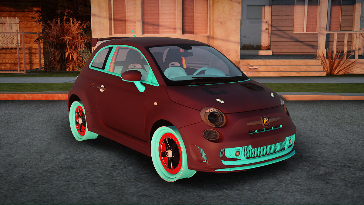 Скачать Abarth 500 Esseesse 2010 для GTA San Andreas