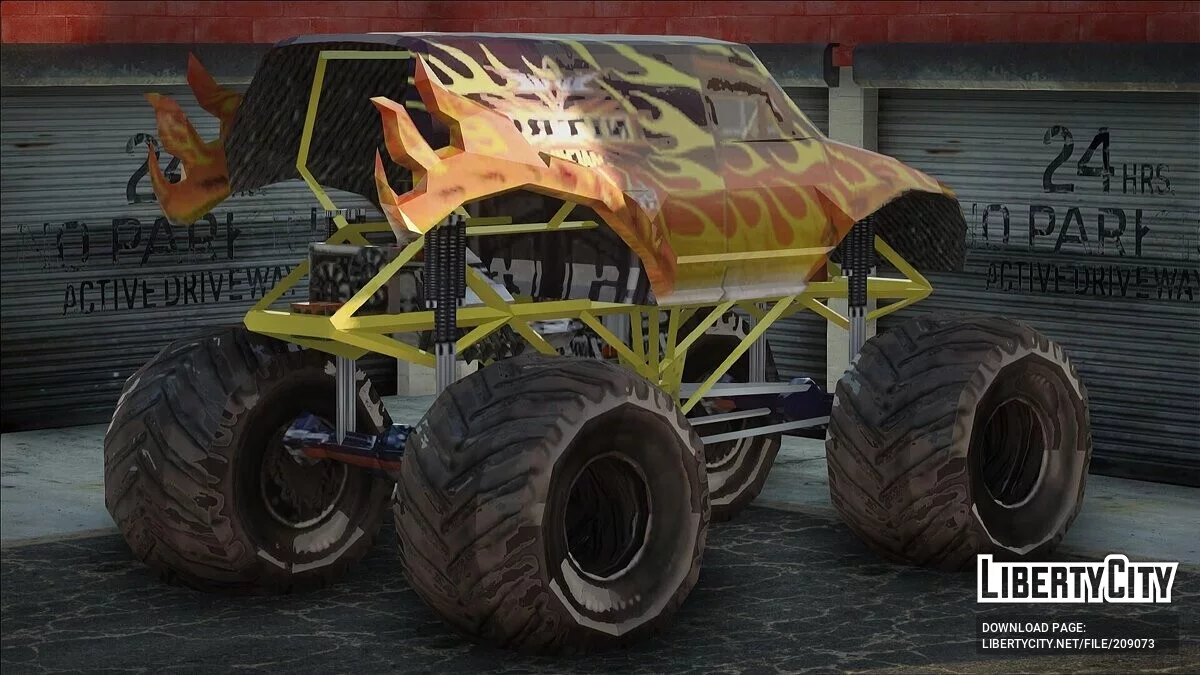 Flame from: Monster Trux Extreme Offroad / GTA San Andreas