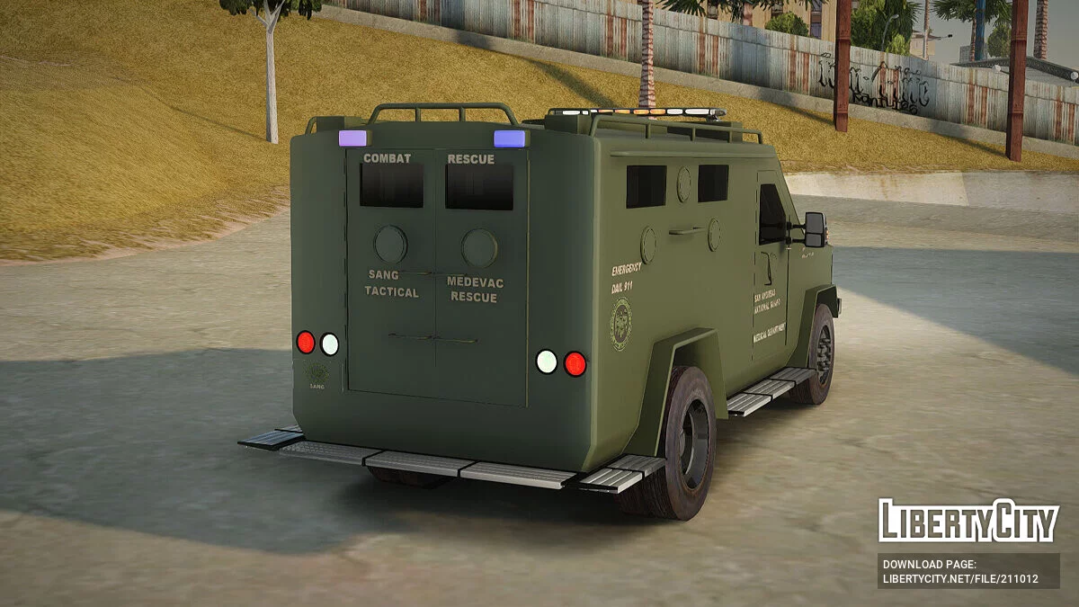 Lenco Bearcat SANG MedEvac 2009 / GTA San Andreas