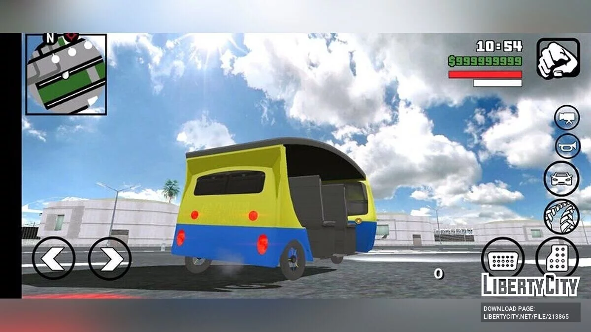 Tuk-tuk Electric / GTA San Andreas
