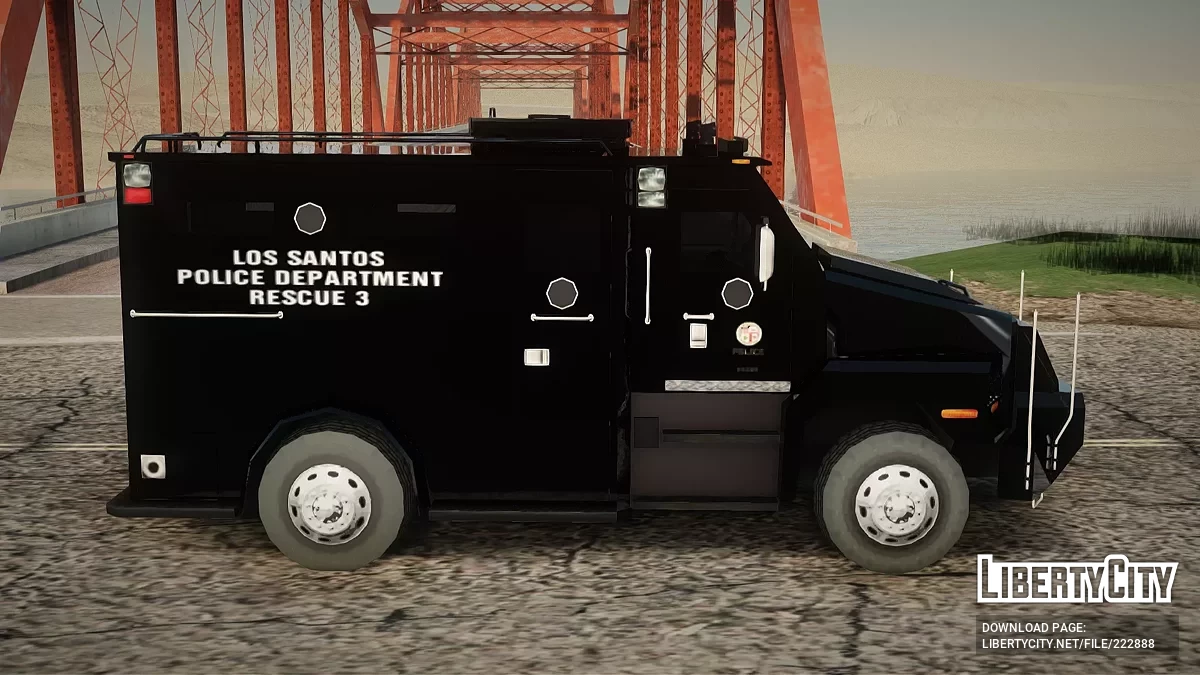 Lenco Bear Los Santos Police Department Rescue 3 / GTA San Andreas