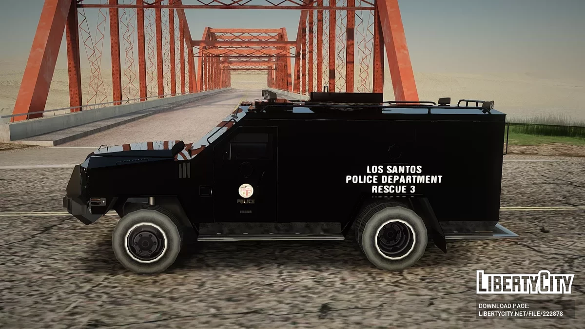 Lenco Los Santos Police Department Rescue 3 / GTA San Andreas