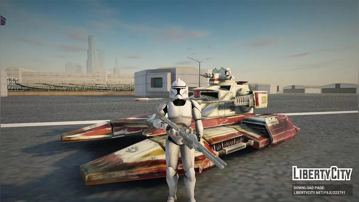 TX-130 из Star Wars / GTA San Andreas