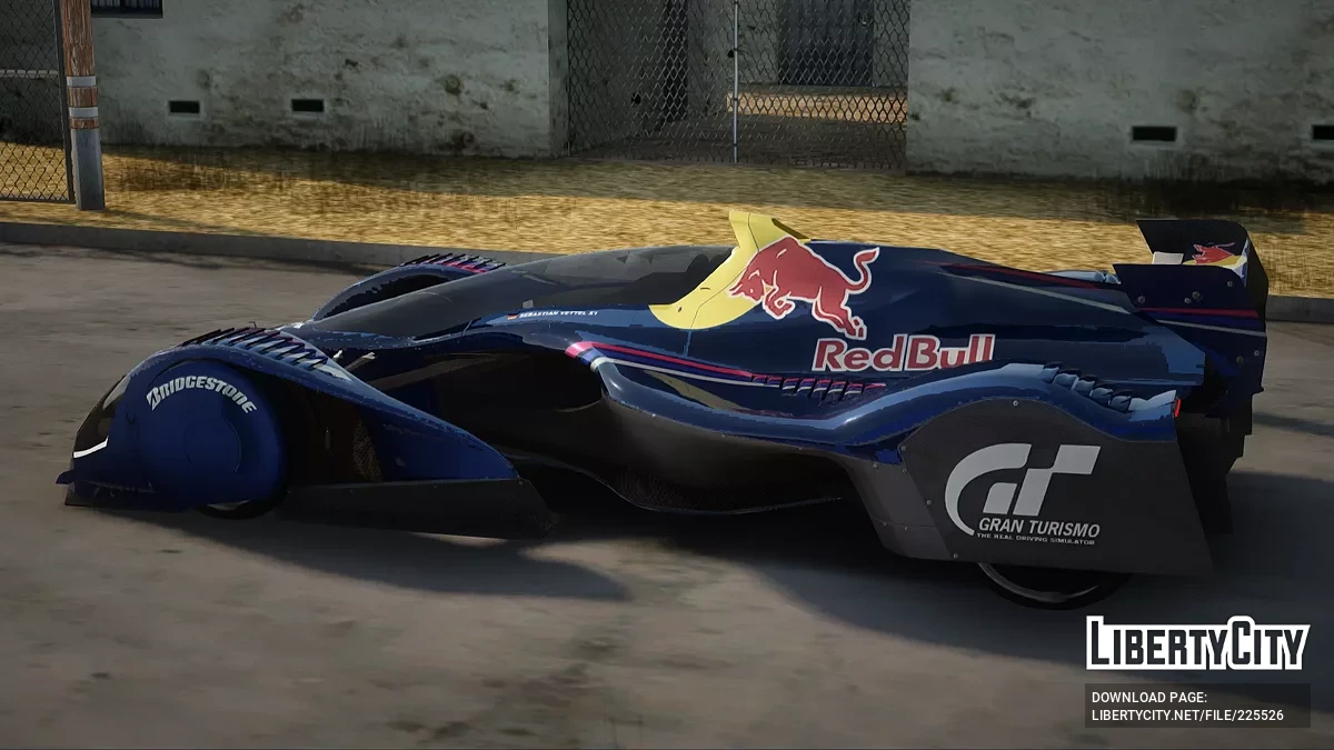 GT Red Bull X10 Sebastian Vettel / GTA San Andreas