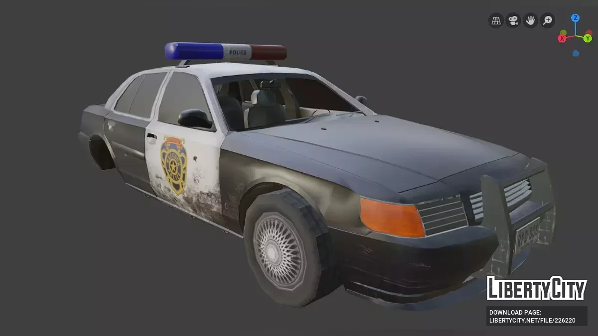 Полицейская машина из Resident Evil: Operation Raccoon City / GTA San Andreas
