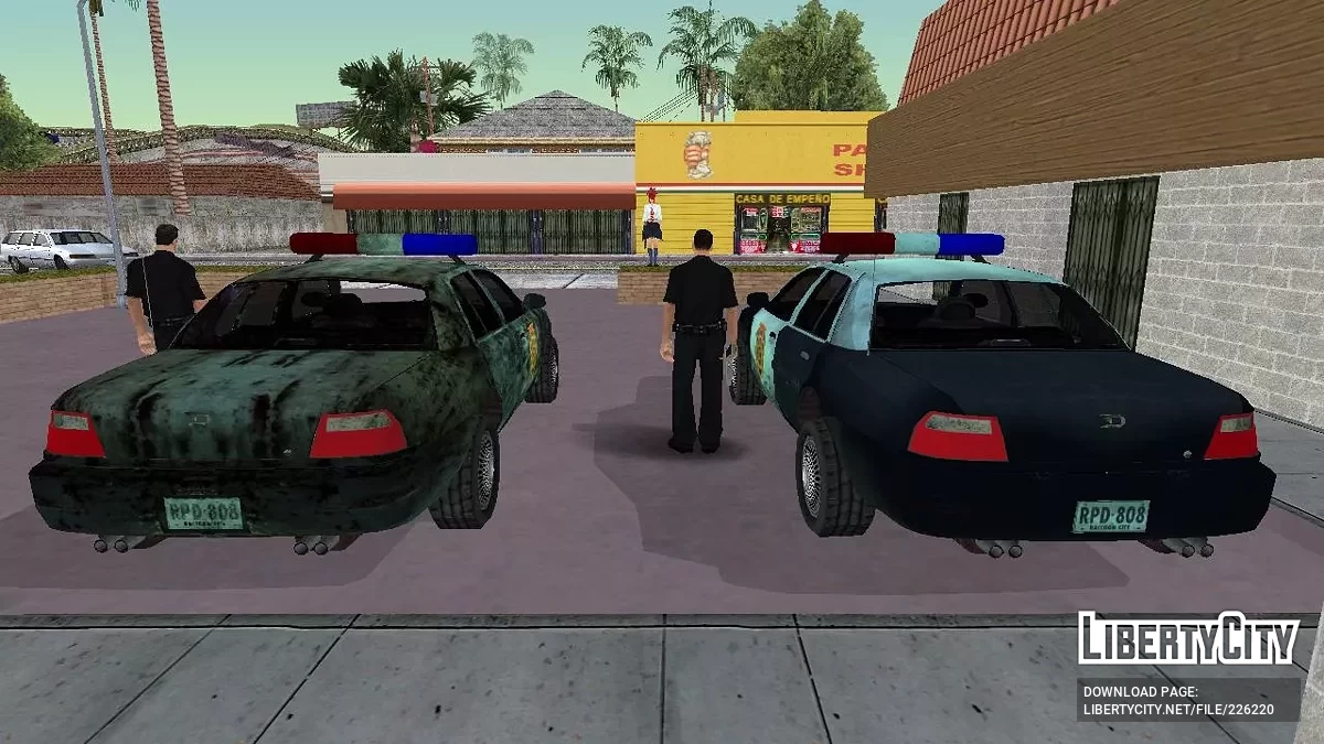 Полицейская машина из Resident Evil: Operation Raccoon City / GTA San Andreas