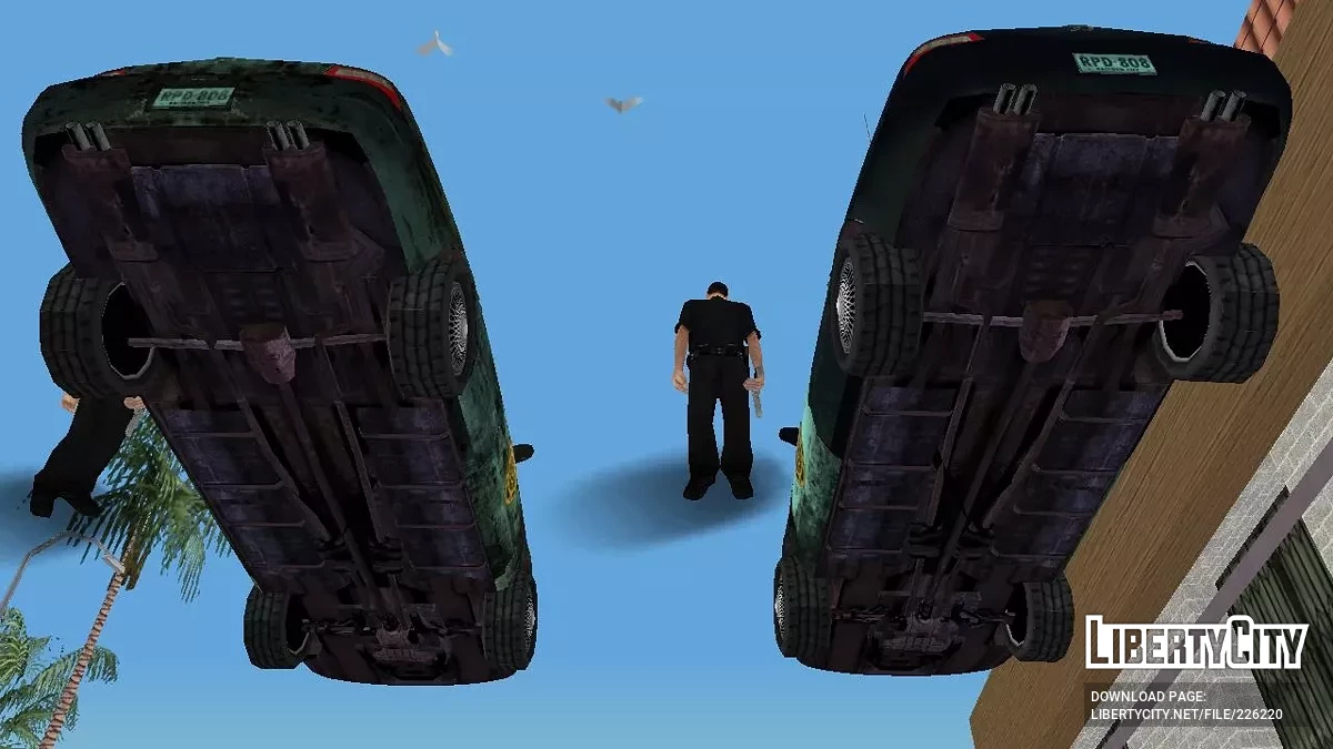 Полицейская машина из Resident Evil: Operation Raccoon City / GTA San Andreas