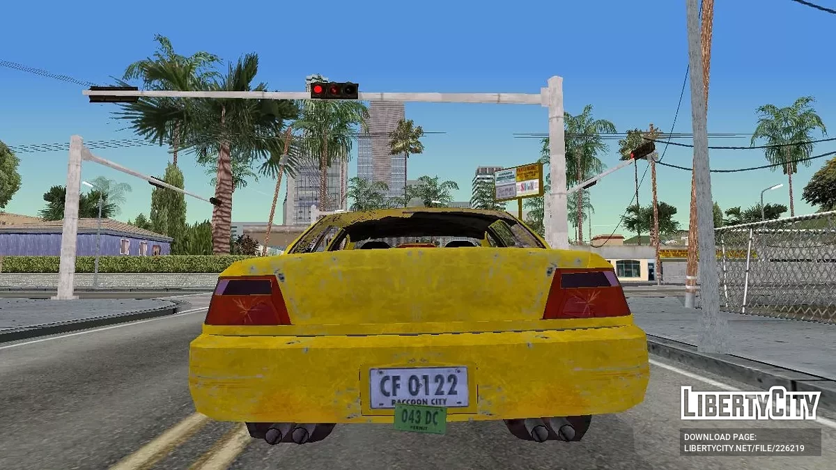 Такси из Resident Evil: Operation Raccoon City / GTA San Andreas