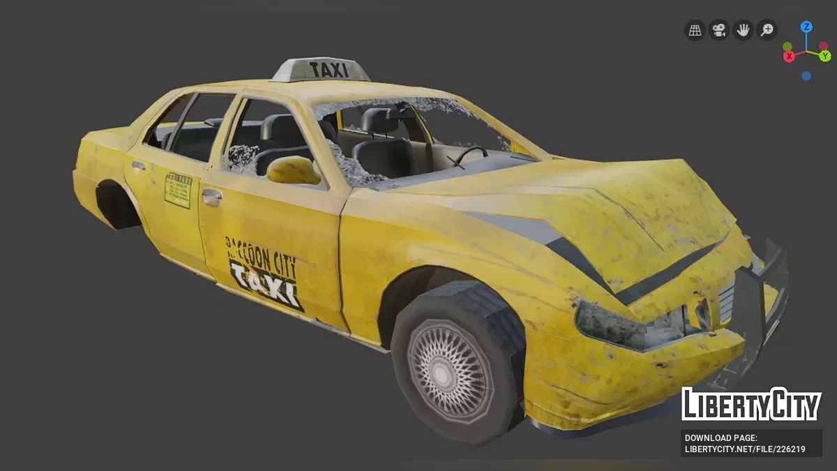 Такси из Resident Evil: Operation Raccoon City / GTA San Andreas