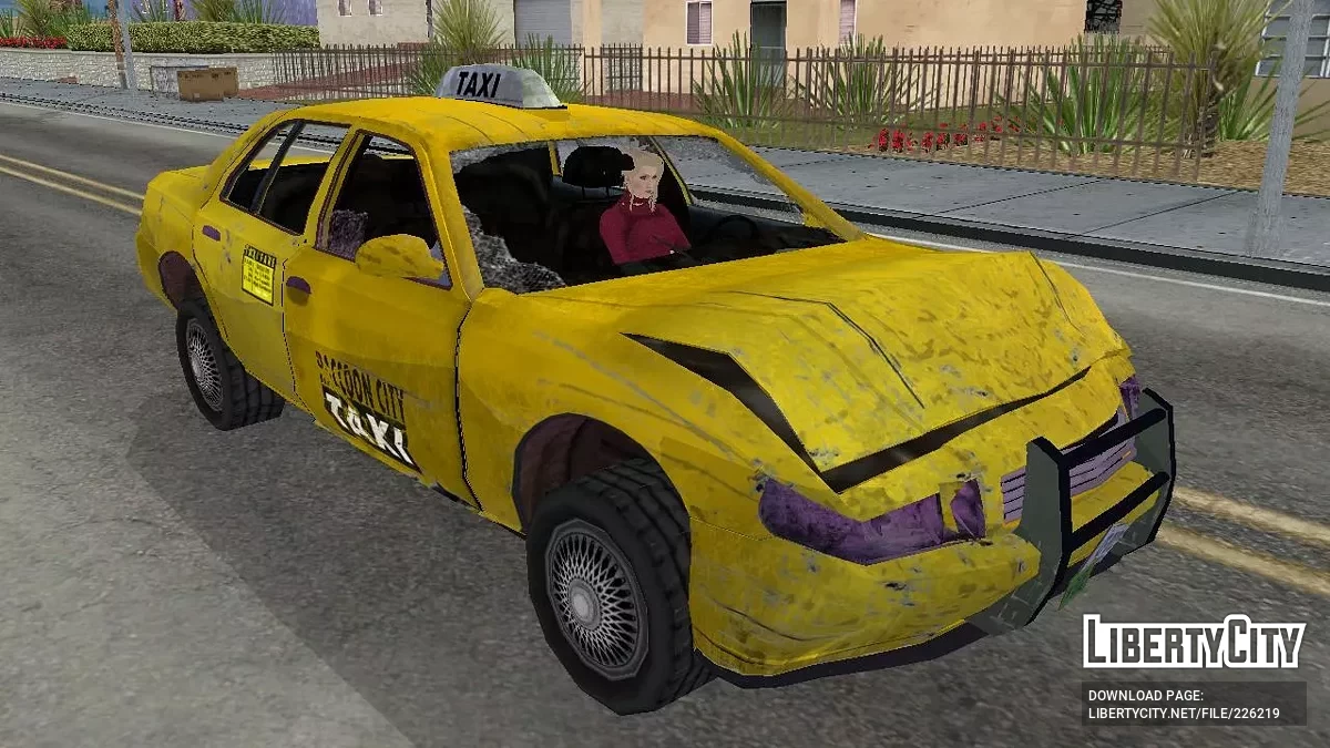 Такси из Resident Evil: Operation Raccoon City / GTA San Andreas