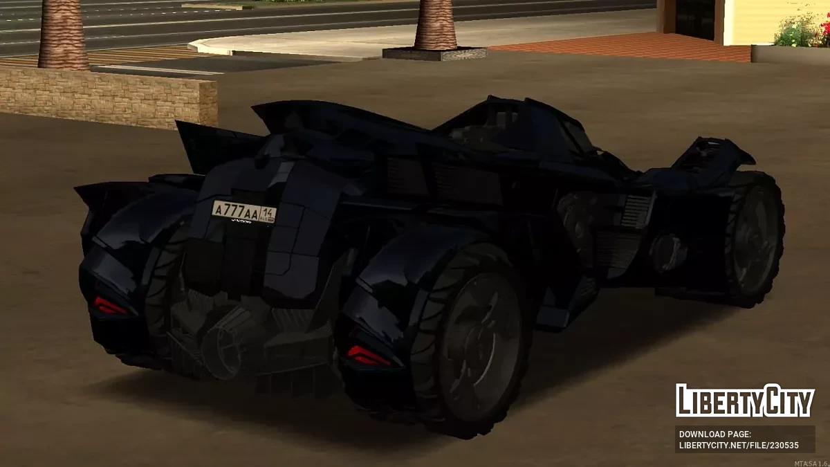 Бэтмобиль + CCD / GTA San Andreas