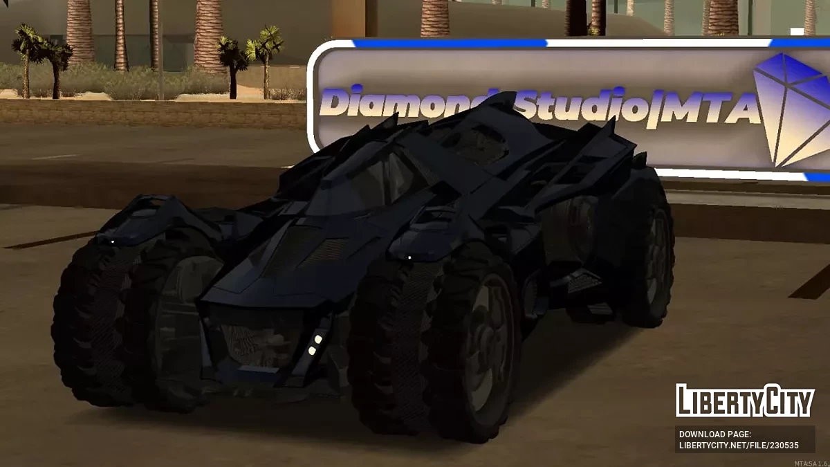 Бэтмобиль + CCD / GTA San Andreas