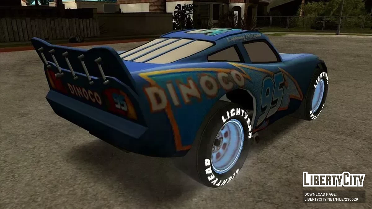 Lightning McQueen Dinoco / GTA San Andreas