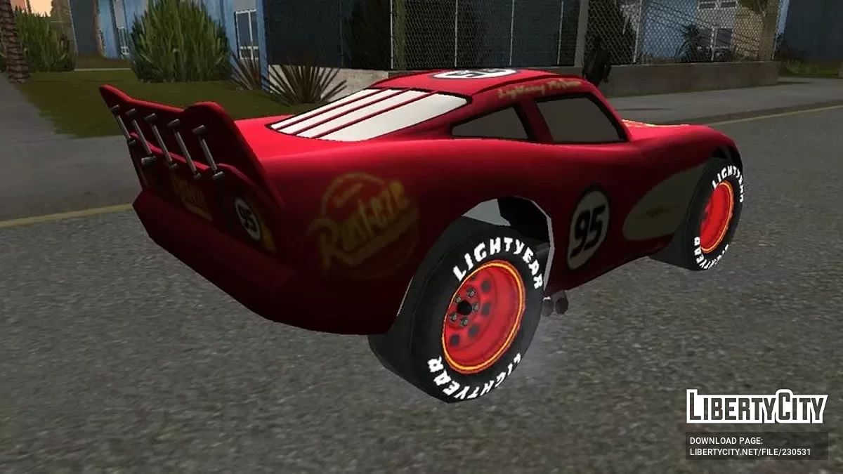 Lightning McQueen Radiator Springs / GTA San Andreas