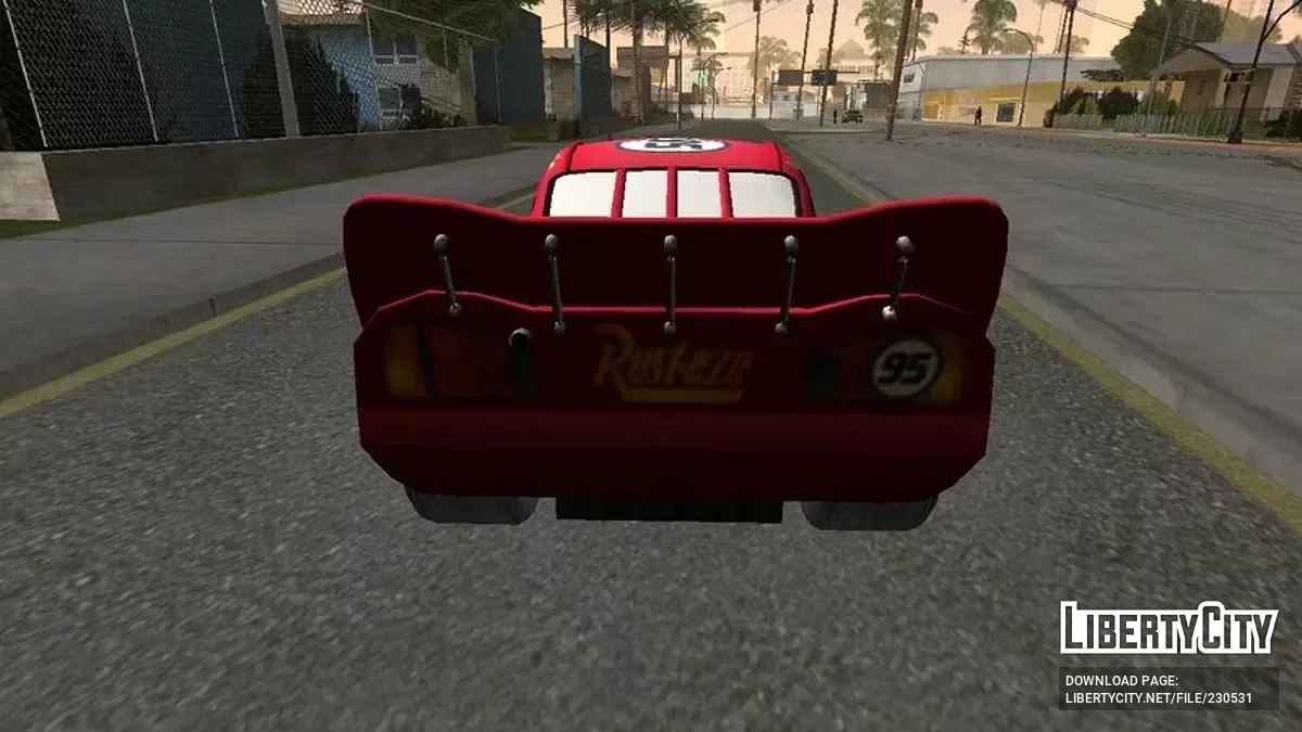 Lightning McQueen Radiator Springs / GTA San Andreas