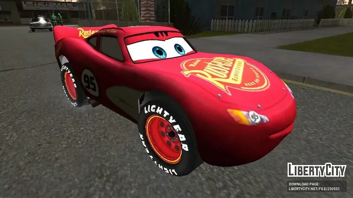 Lightning McQueen Radiator Springs / GTA San Andreas