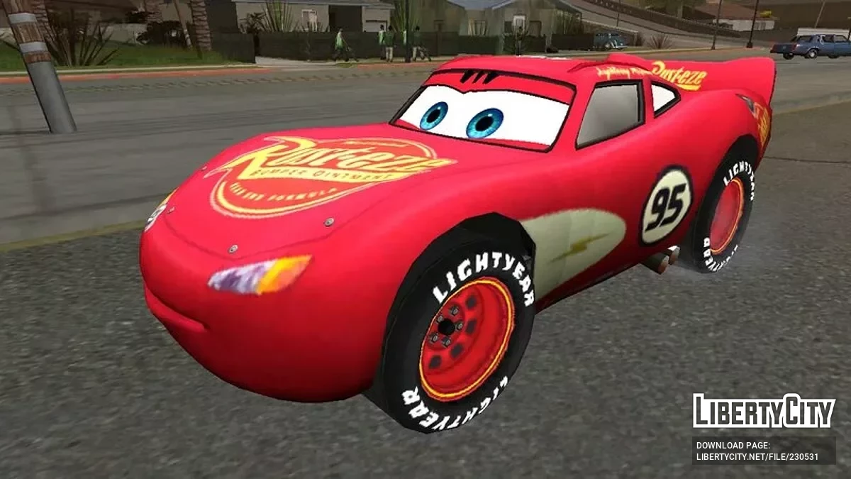 Lightning McQueen Radiator Springs / GTA San Andreas