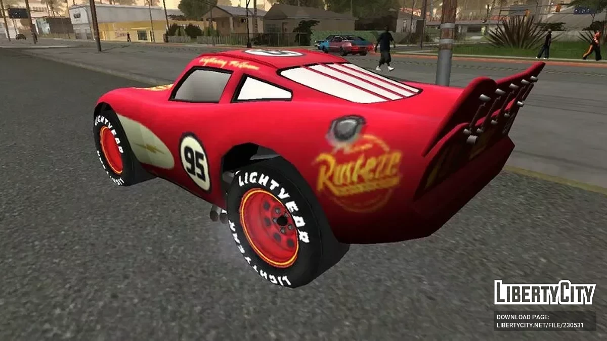 Lightning McQueen Radiator Springs / GTA San Andreas