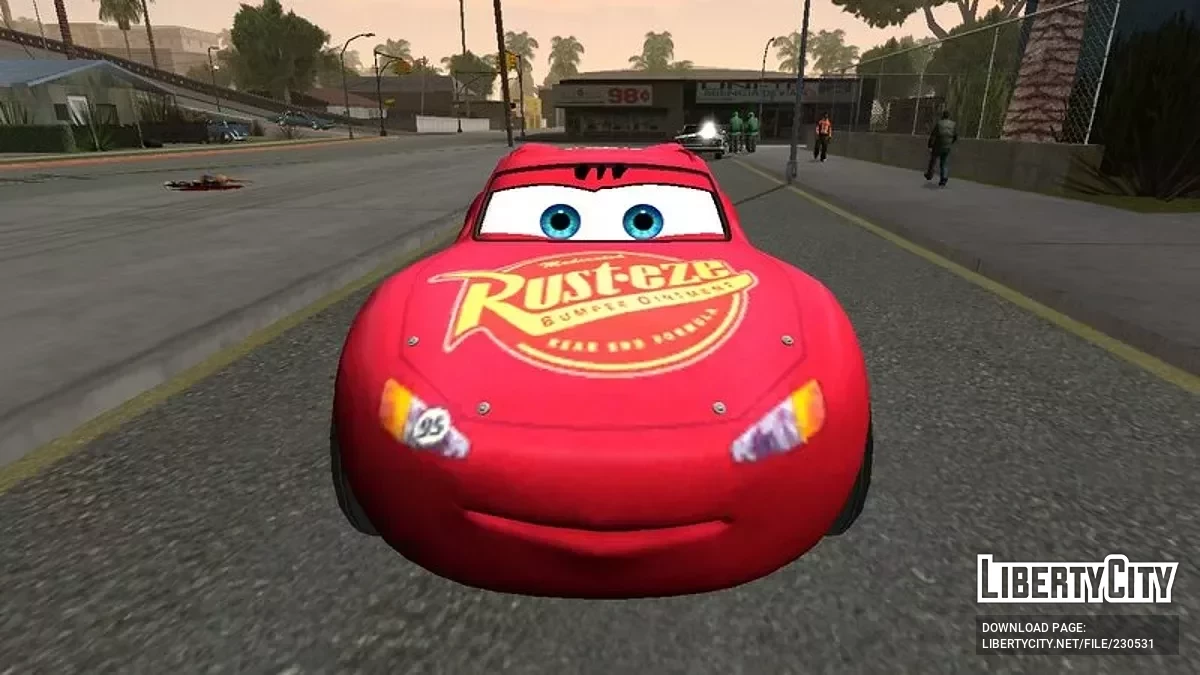 Lightning McQueen Radiator Springs / GTA San Andreas