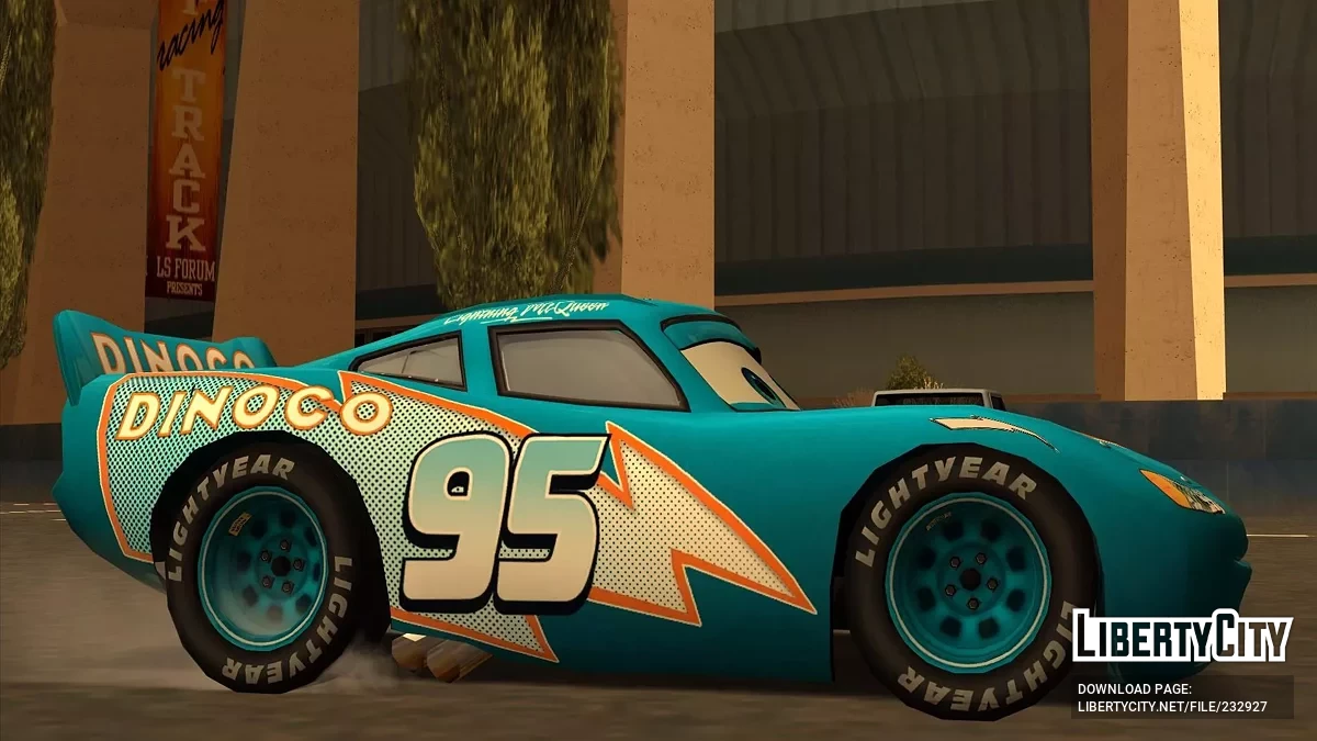 Dinoco Lighting McQueen / GTA San Andreas