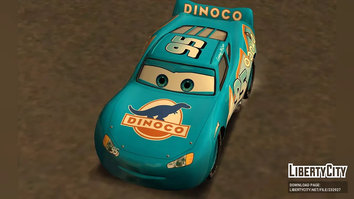 Dinoco Lighting McQueen / GTA San Andreas