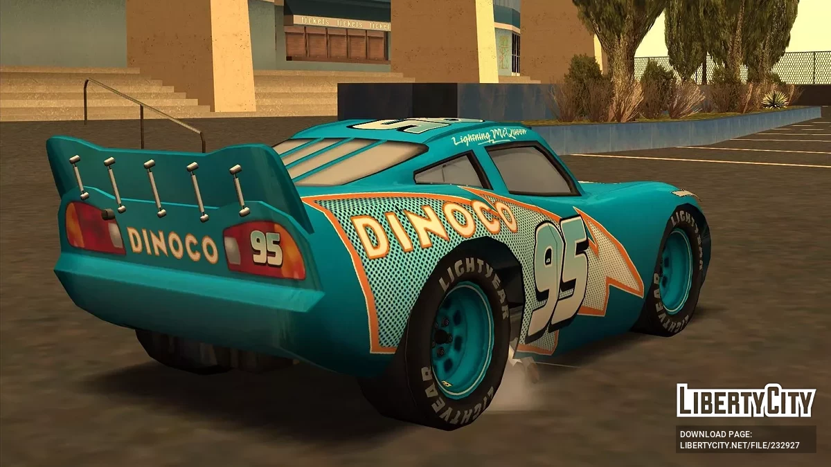 Dinoco Lighting McQueen / GTA San Andreas