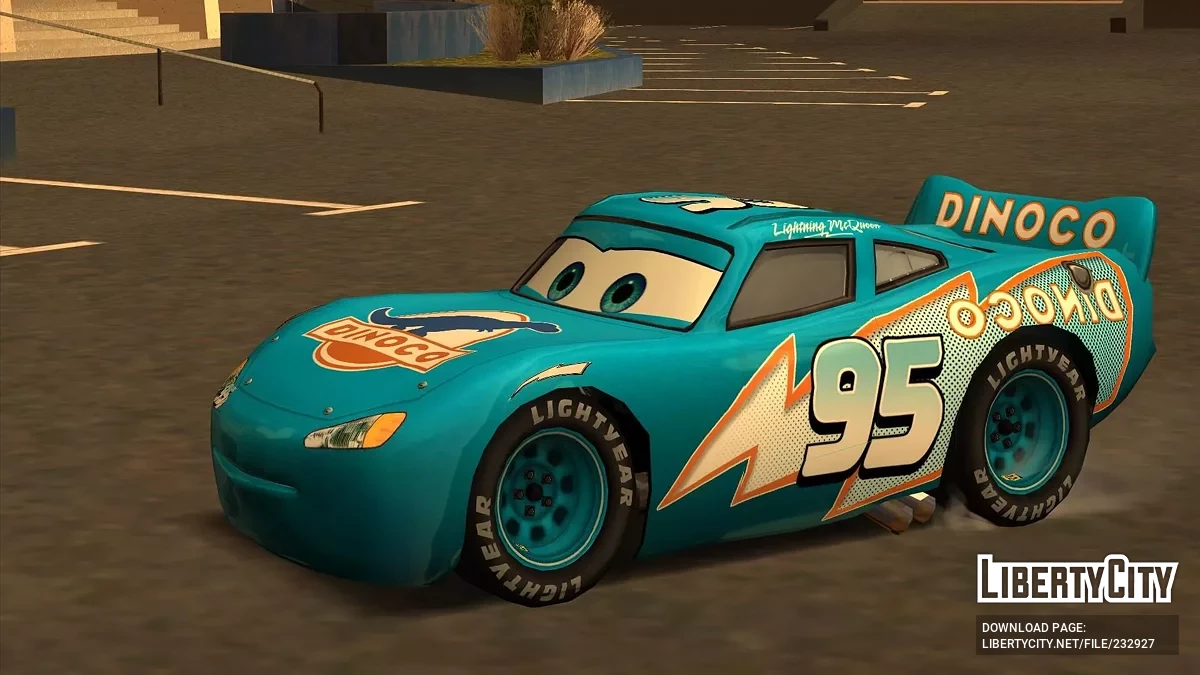 Dinoco Lighting McQueen / GTA San Andreas