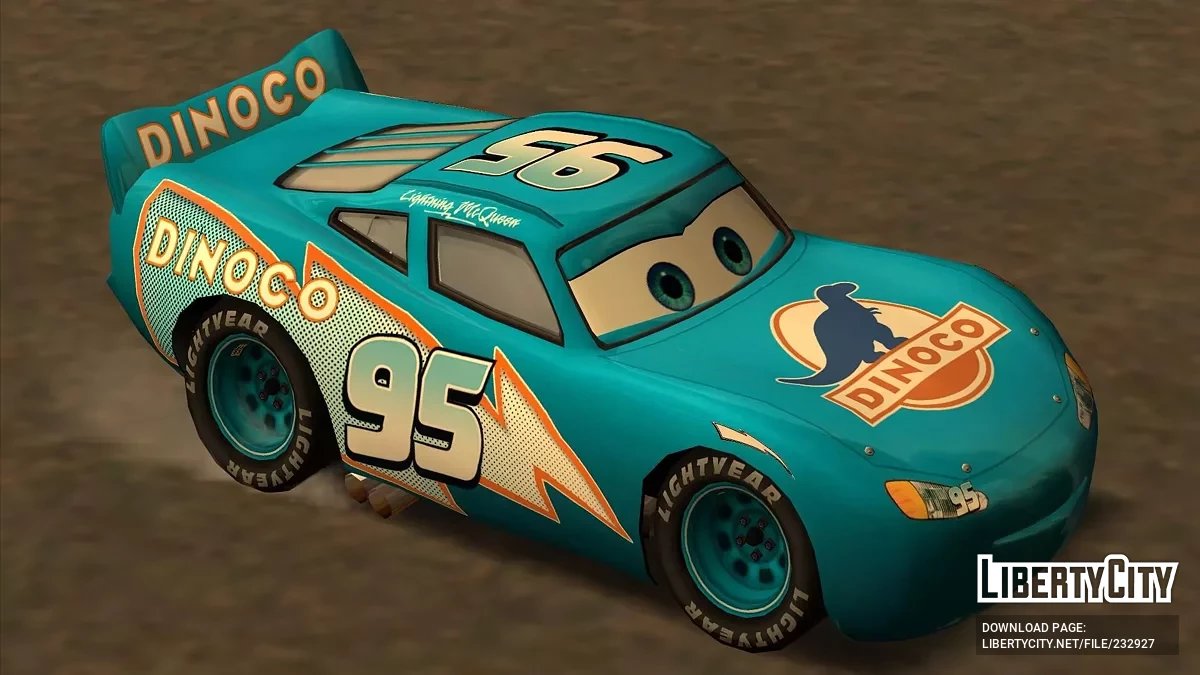 Dinoco Lighting McQueen / GTA San Andreas