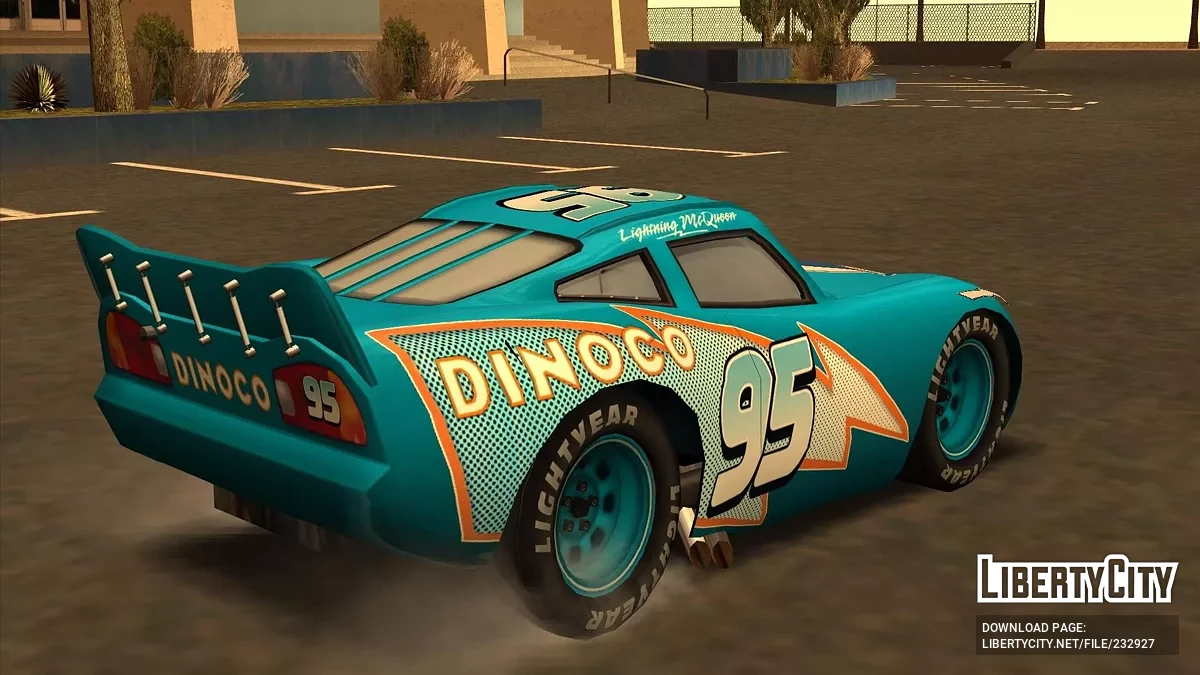 Dinoco Lighting McQueen / GTA San Andreas